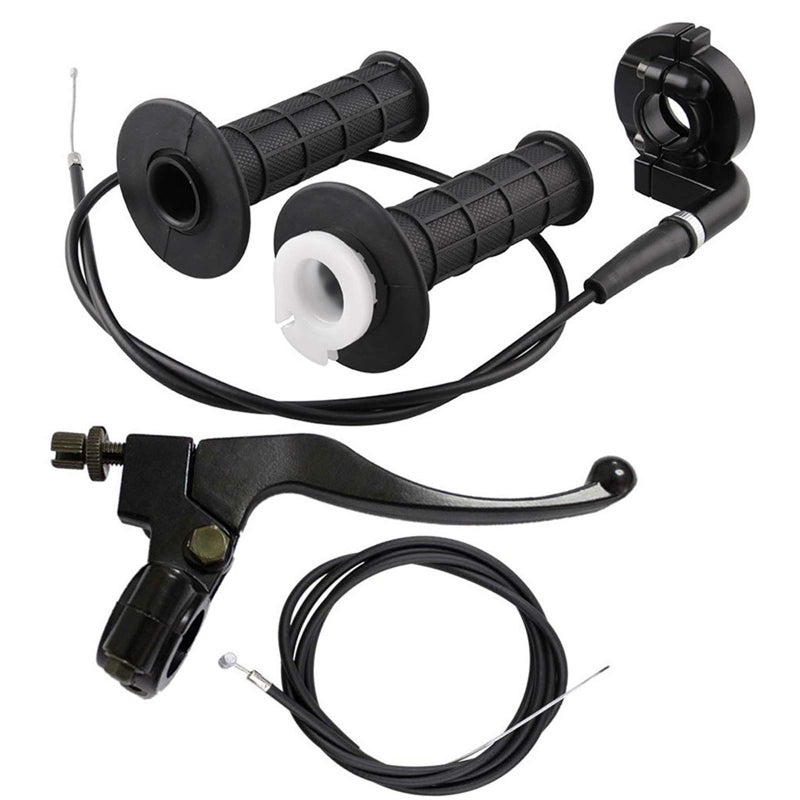 LIYYOO Throttle Cable, Twist Throttle, Right Brake Lever and Handle,Brake Cable, for Mini Bike XR80 XR100 CRF70 CRF80 CRF100 Pit Dirt Motor Bike,Mb165 Mb200 196cc 200cc 5.5hp 6.5hp Bike - Image 2